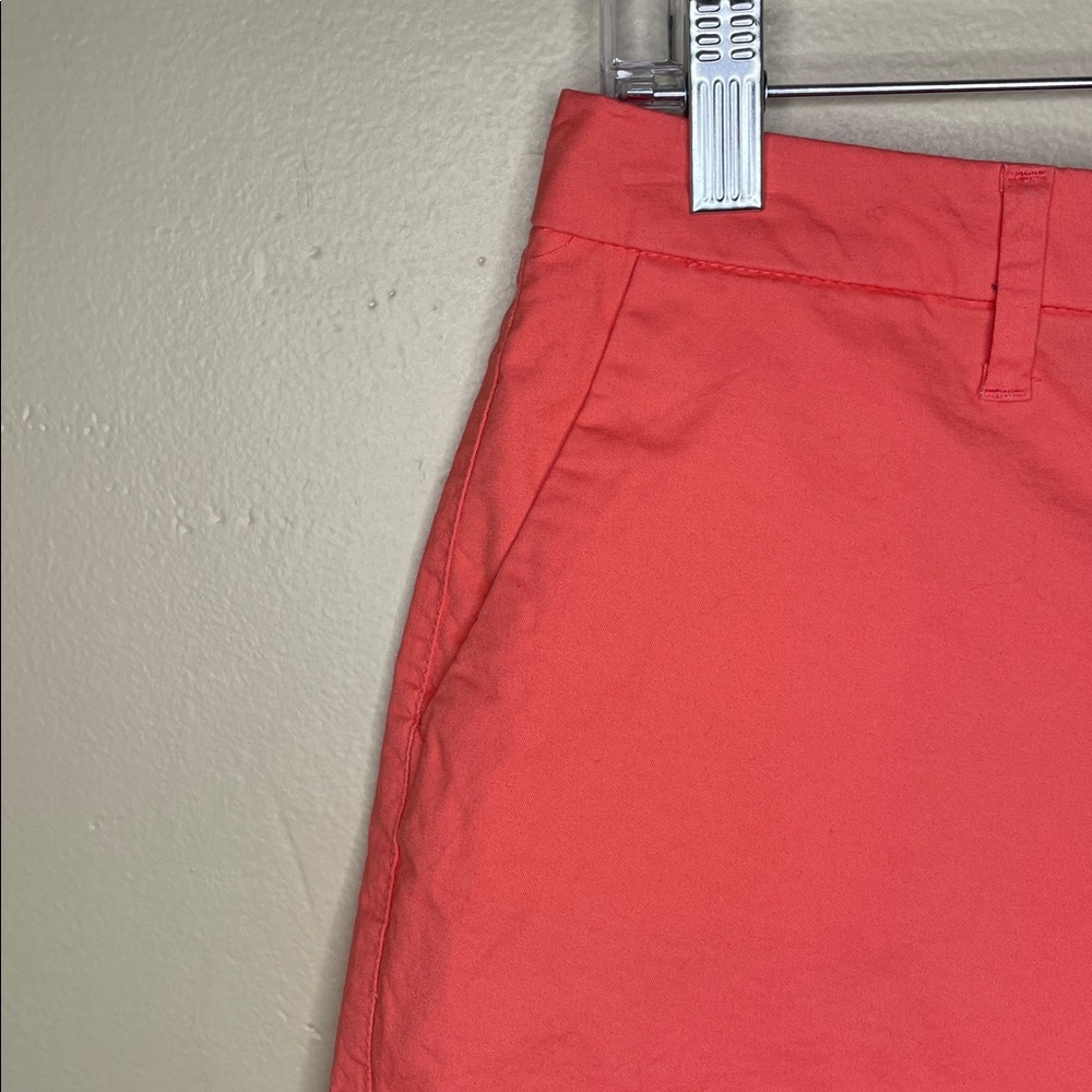 OLD NAVY Coral Short Shorts Flat Front Cotton Blend NWT 4 - Picture 3 of 12
